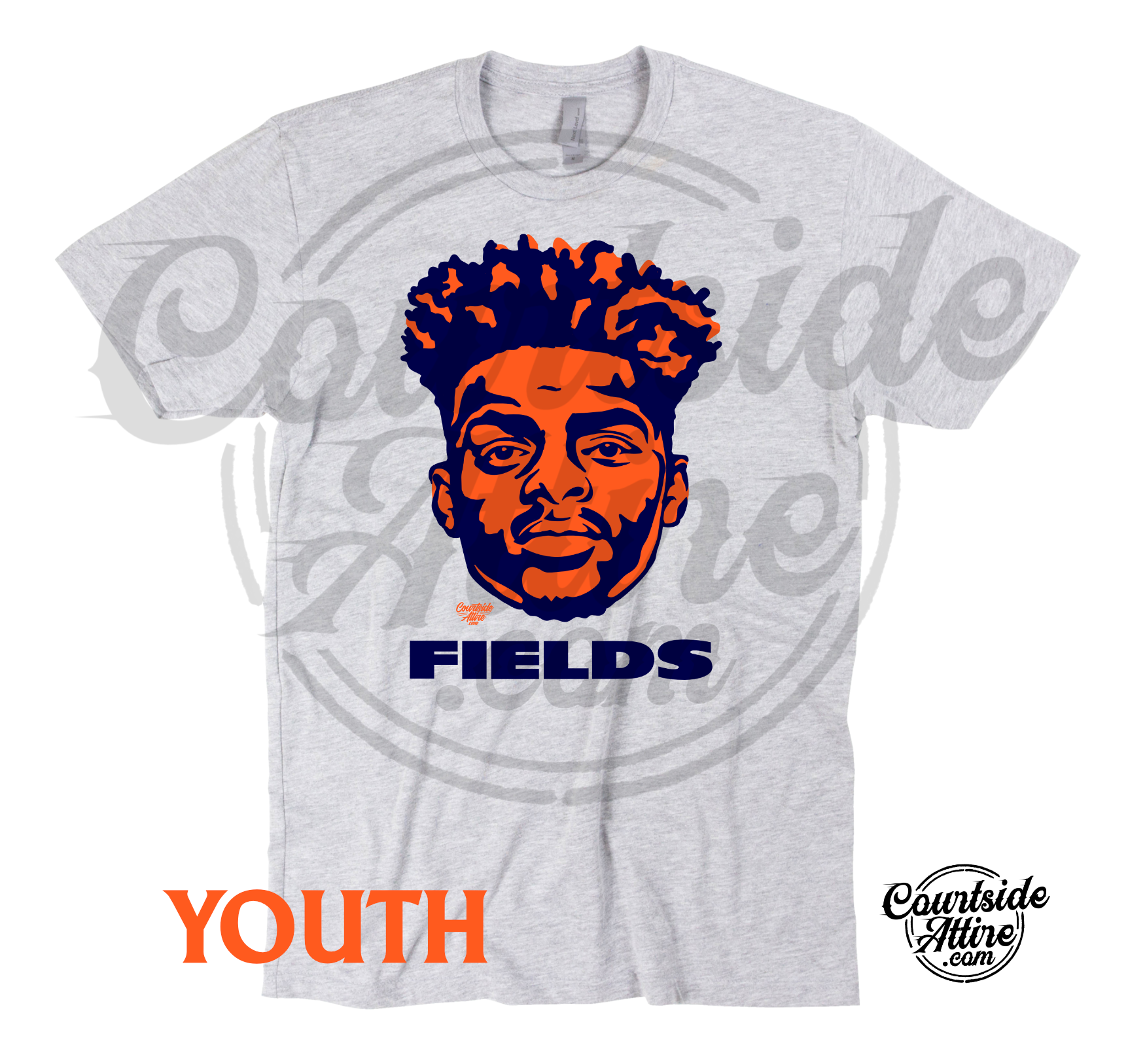 Soldier Fields, Justin Fields, Chicago Bears Kids T-Shirt for Sale by  be-claireful