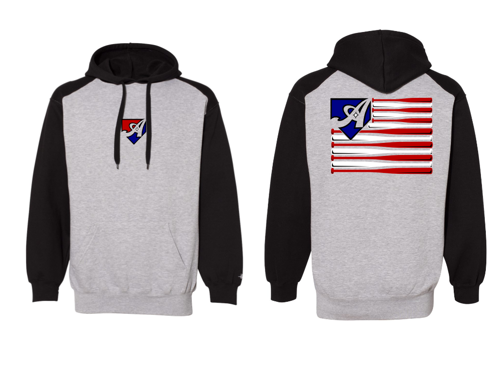 Bat Flag Aces Sport Hoodie 1249 Tripletown