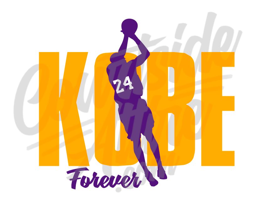 Courtside Attire Kids Kobe Bryant Kobe Forever Shirt Tribute Los Angeles Jersey Youth Medium / Gray