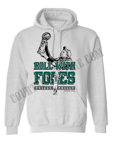 Kids Nick Foles ROLL WITH FOLES philly philly youth shirt jersey –  Courtside Attire